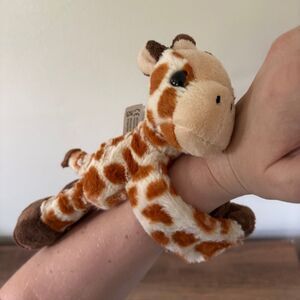 Wild Republic Plush Giraffe Slap Bracelet Stuffed Animal Toy African Safari